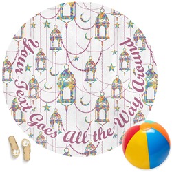 Hanging Lanterns Round Beach Towel
