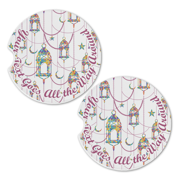 Arabian Lamps Sandstone Car Coasters - Set of 2