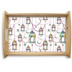 Hanging Lanterns Natural Wooden Tray - Small