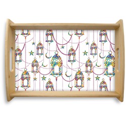 Hanging Lanterns Natural Wooden Tray - Small