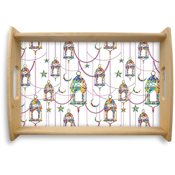 Custom Hanging Lanterns Natural Wooden Tray - Small