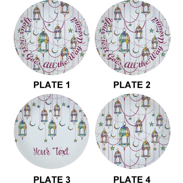 Arabian Lamps Set of Appetizer / Dessert Plates (Approval)