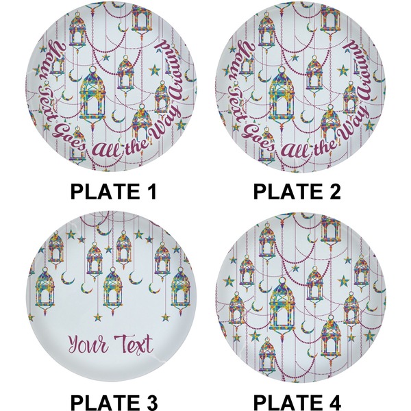 Arabian Lamps Set of Lunch / Dinner Plates (Approval)