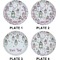 Arabian Lamps Set of Lunch / Dinner Plates (Approval)