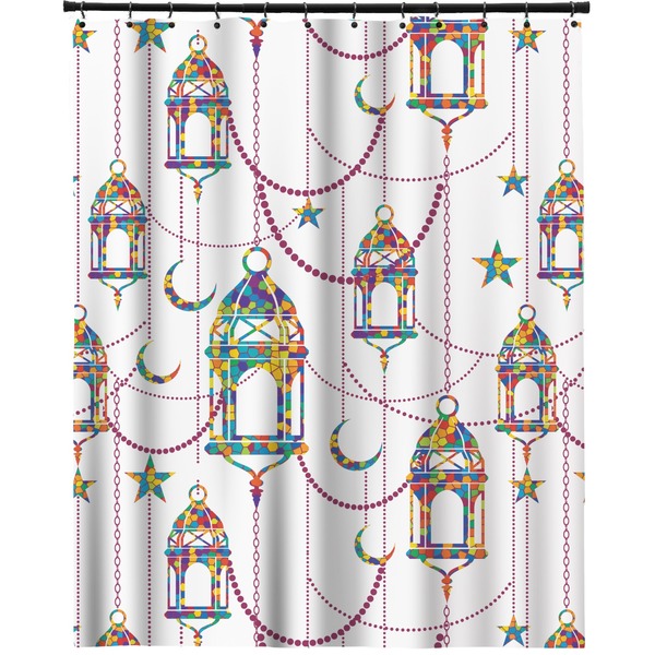 Custom Hanging Lanterns Extra Long Shower Curtain - 70"x83"