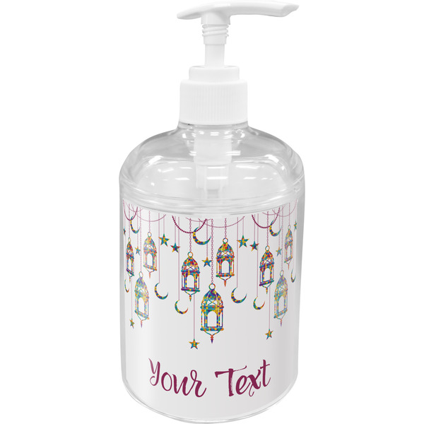 Custom Hanging Lanterns Acrylic Soap & Lotion Bottle
