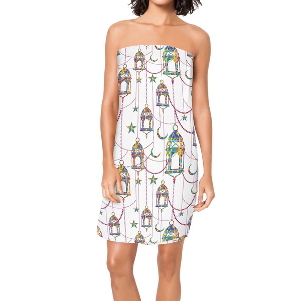 Custom Hanging Lanterns Spa / Bath Wrap