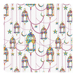 Hanging Lanterns Square Decal - XLarge