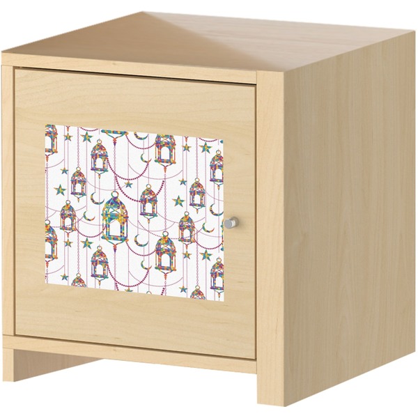 Arabian Lamps Square Wall Decal on Wooden Cabinet
