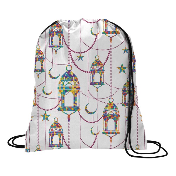 Custom Hanging Lanterns Drawstring Backpack - Large