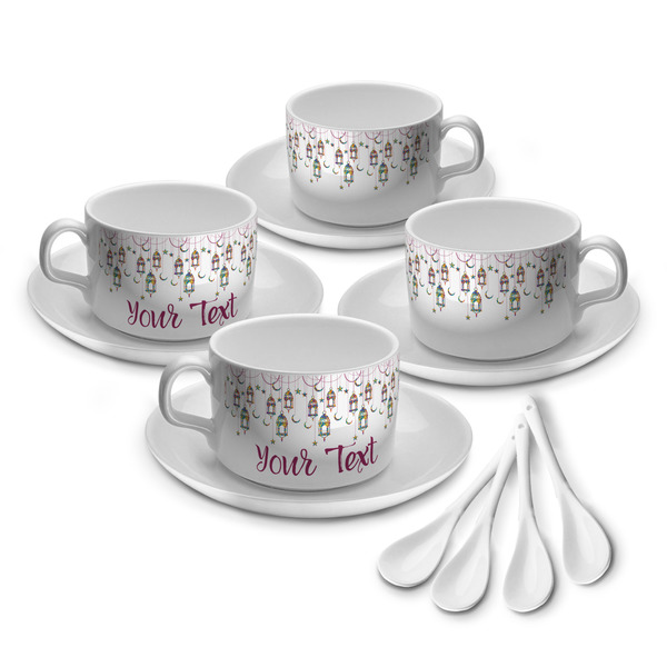 Custom Hanging Lanterns Tea Cup - Set of 4
