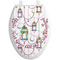 Hanging Lanterns Toilet Seat Decal - Elongated
