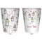 Arabian Lamps Trash Can White - Front and Back - Apvl