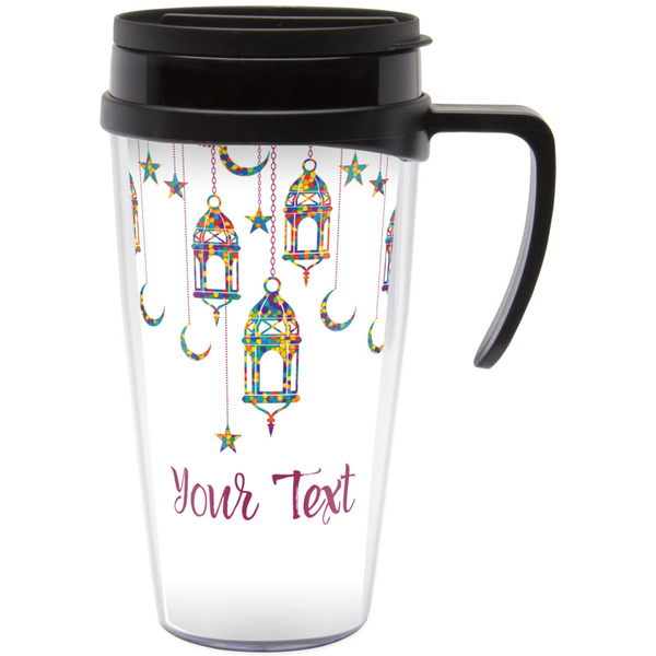 Custom Hanging Lanterns Acrylic Travel Mug with Handle
