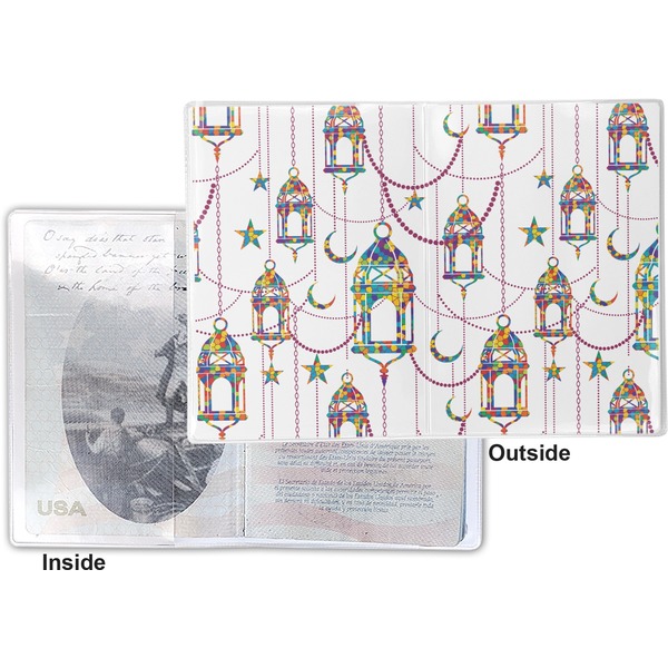 Arabian Lamps Vinyl Passport Holder - Flat Front and Back