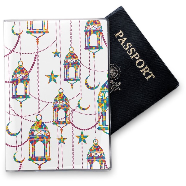 Custom Hanging Lanterns Vinyl Passport Holder