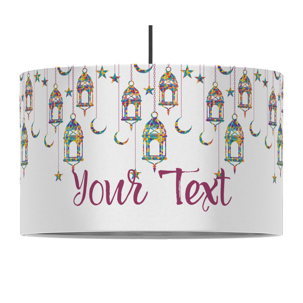 Hanging Lanterns 12" Drum Lampshade - PENDANT (Fabric)