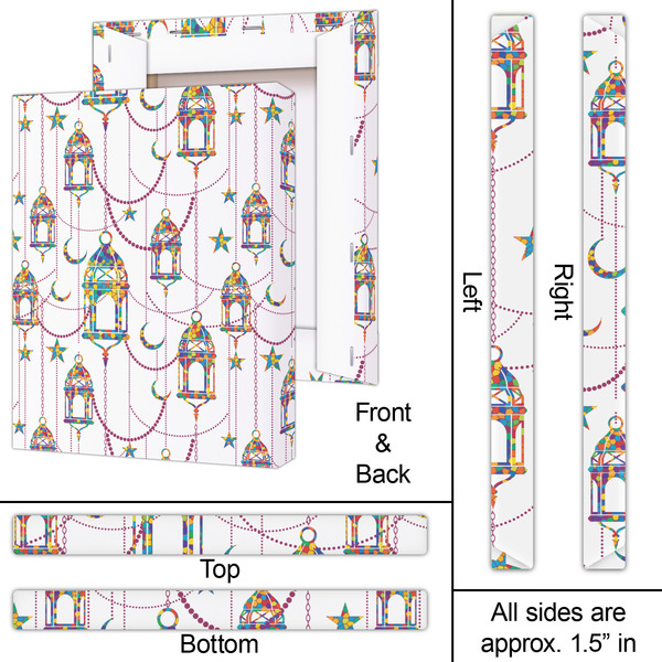 Hanging Lanterns 16x20 - Canvas Print - Approval