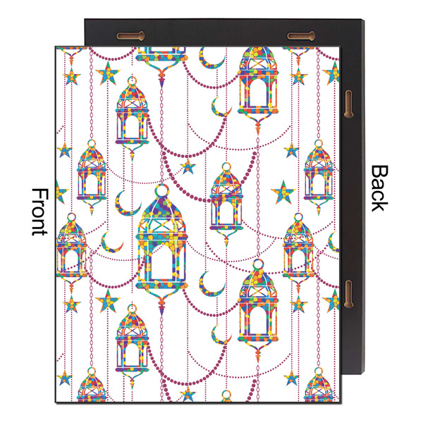 Hanging Lanterns 16x20 Wood Print - Front & Back View