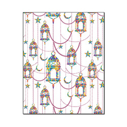 Hanging Lanterns Wood Print - 16x20