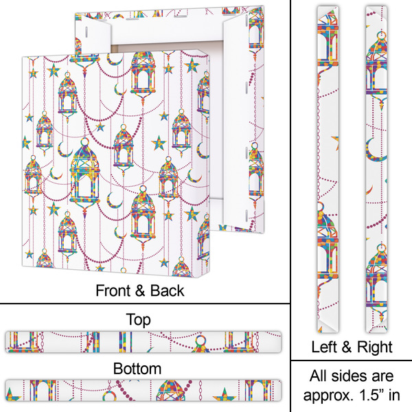 Hanging Lanterns 20x24 - Canvas Print - Approval