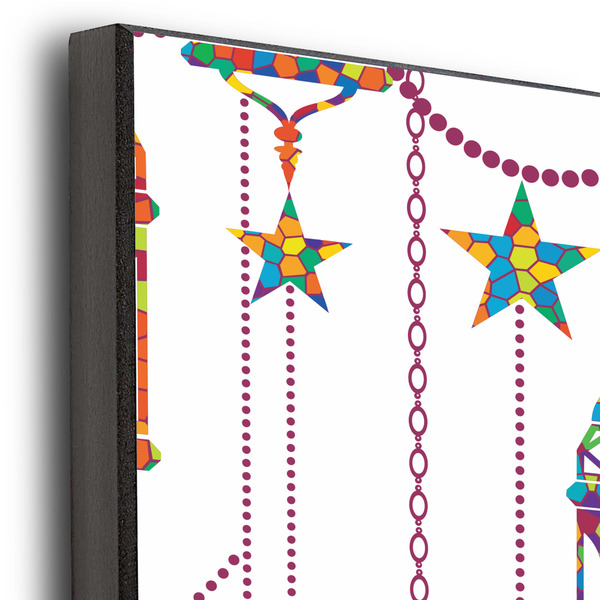 Hanging Lanterns 20x24 Wood Print - Closeup