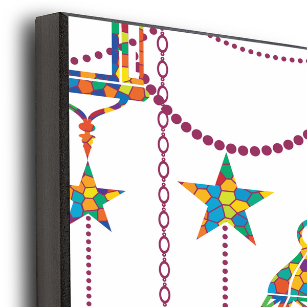 Hanging Lanterns 20x30 Wood Print - Closeup