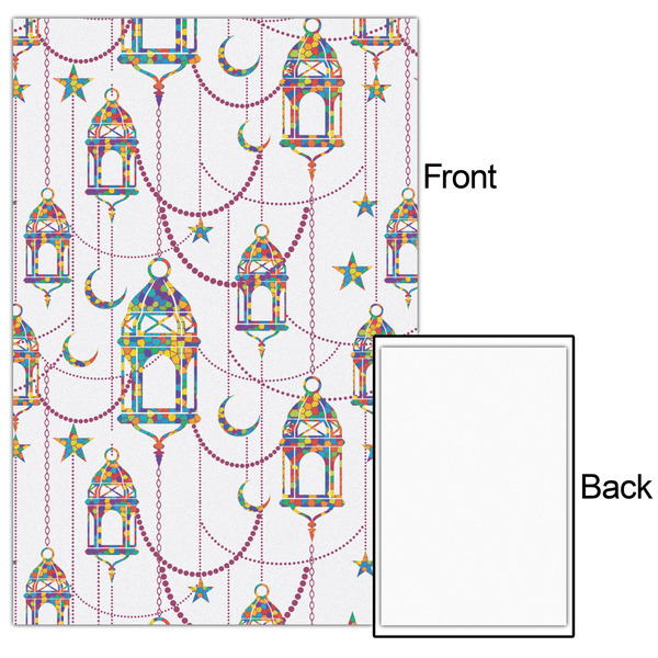 Hanging Lanterns 24x36 - Matte Poster - Front & Back