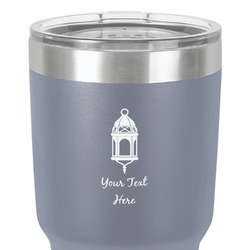 Hanging Lanterns 30 oz Stainless Steel Tumbler - Grey - Double-Sided