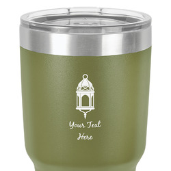 Hanging Lanterns 30 oz Stainless Steel Tumbler - Olive - Double-Sided