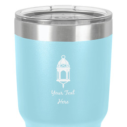 Hanging Lanterns 30 oz Stainless Steel Tumbler - Teal - Double-Sided