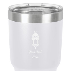 Hanging Lanterns 30 oz Stainless Steel Tumbler - White - Single-Sided
