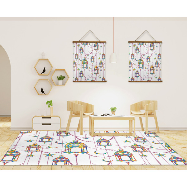 Hanging Lanterns 8'x10' Indoor Area Rugs - IN CONTEXT