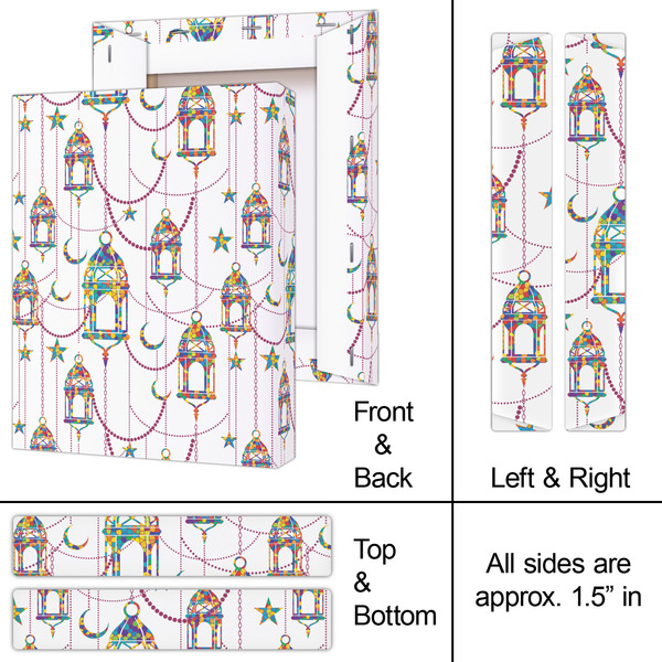 Hanging Lanterns 8x10 - Canvas Print - Approval