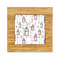 Hanging Lanterns Bamboo Trivet with Ceramic Tile Insert