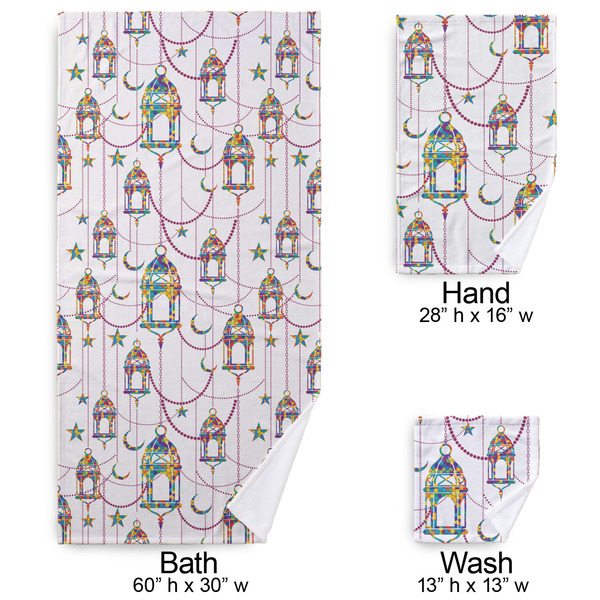 Hanging Lanterns Bath Towel Sets - 3-piece - Approval