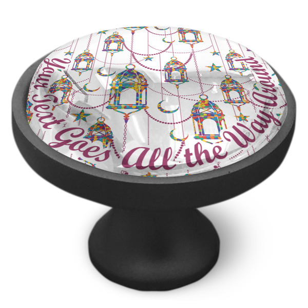 Hanging Lanterns Cabinet Knob - Black - Side