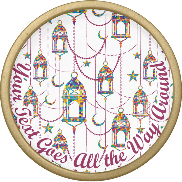 Hanging Lanterns Cabinet Knob - Gold - Front