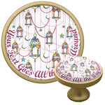 Hanging Lanterns Cabinet Knob - Gold