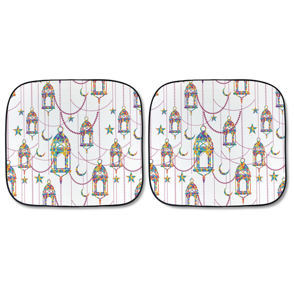 Hanging Lanterns Car Sun Shades - FRONT