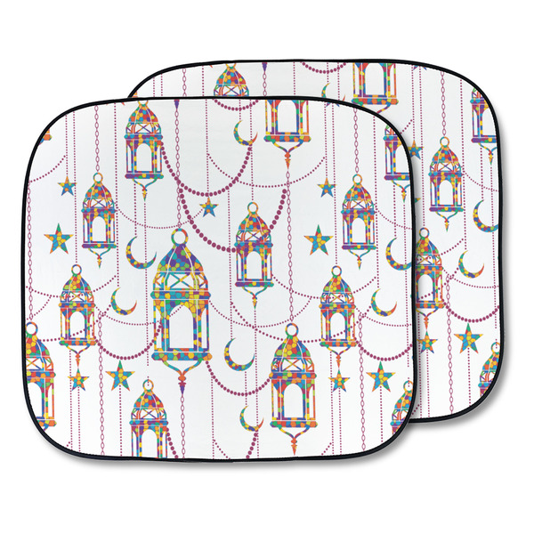 Custom Hanging Lanterns Car Sun Shade - Two Piece