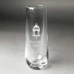 Hanging Lanterns Champagne Flute - Stemless Engraved