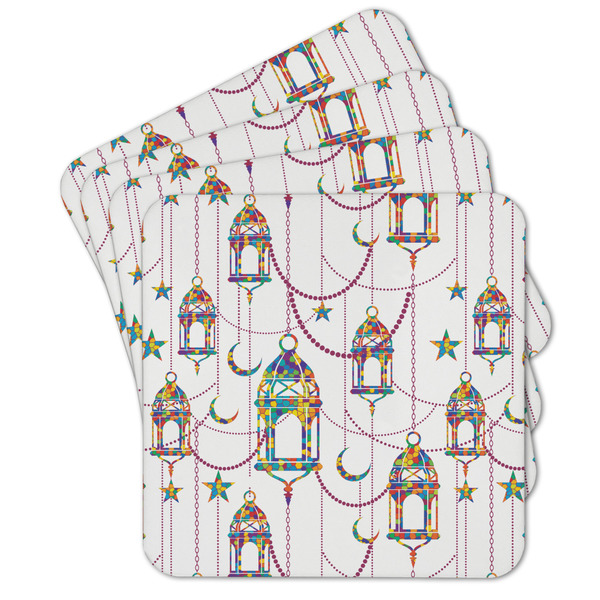 Custom Hanging Lanterns Cork Coaster - Set of 4