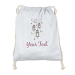 Hanging Lanterns Drawstring Backpack - Sweatshirt Fleece - Double Sided