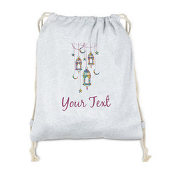 Hanging Lanterns Drawstring Backpack - Sweatshirt Fleece - Double Sided