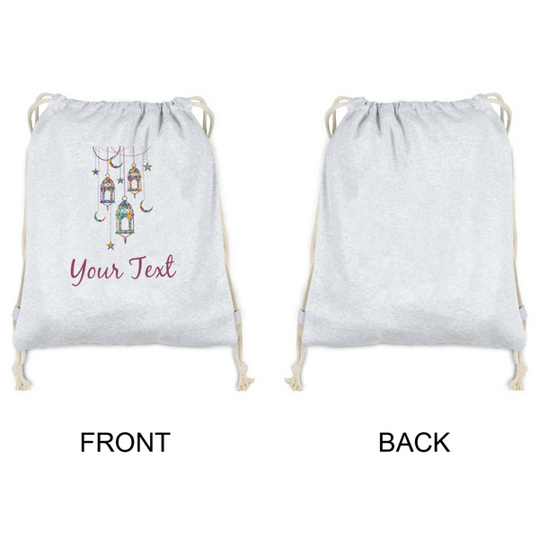 Hanging Lanterns Drawstring Backpacks - Sweatshirt Fleece - Single Sided - APPROVAL