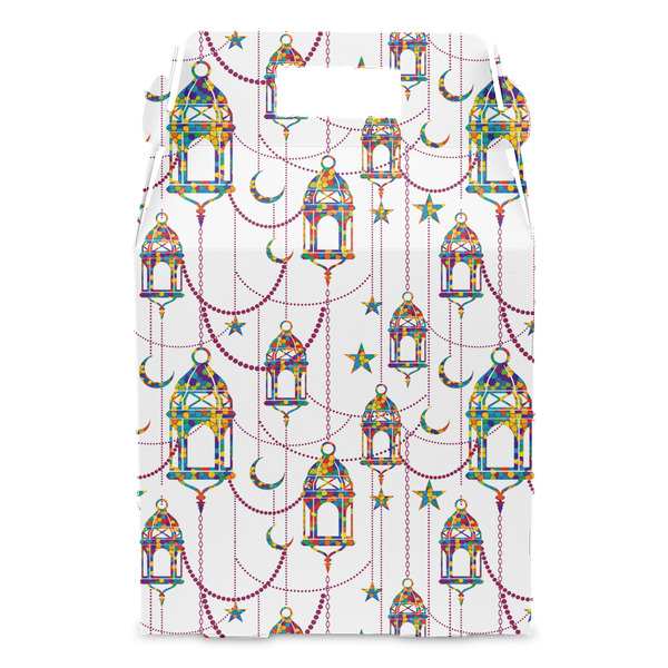 Hanging Lanterns Gable Favor Box - Front