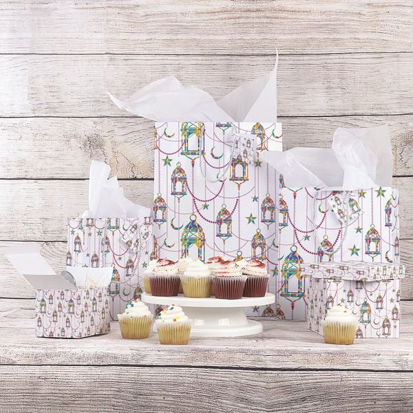 Hanging Lanterns Gift Bags - In Context