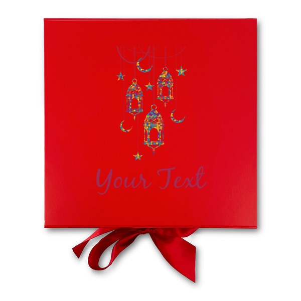 Hanging Lanterns Gift Boxes with Magnetic Lid - Red - Approval