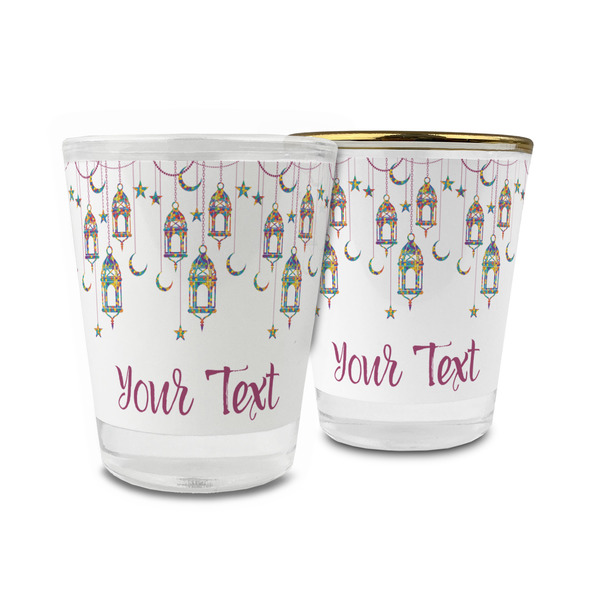 Custom Hanging Lanterns Glass Shot Glass - 1.5 oz